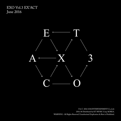 엑소(EXO)  - 정규 3집 EX'ACT [Chinese Ver.] (Lucky One / Monster 버전)