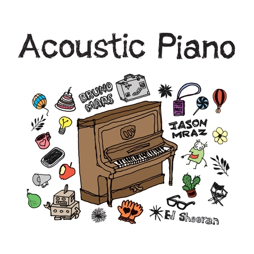 Paula Cole, Jason Mraz, Lily Allen), Bruno Mars), Ed Sheeran) - Acoustic Piano [2CD]