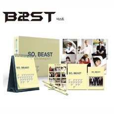 비스트 (Beast) - 2012년 시즌 그리팅 - 탁상형 캘린더 + 다이어리 + 엽서세트 + 마스킹 테이프 + 유선노트 + 스티커