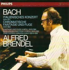 J.S. Bach - Italian Concerto, Chromatische, Fantasie Und Fuge, Alfred Brendel (바흐, 이탈리아 협주곡, 알프레드 브렌델)