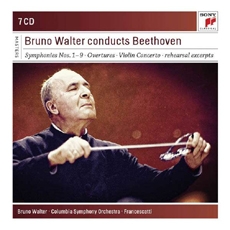 Beethoven - Symphonies Nos. 1-9, Overtures, Violin Concerto, Rehearsal excerpts, Bruno Walter (베토벤 : 교향곡 전곡) [7CD] [수입]