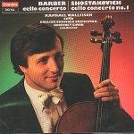 Samuel Barber - Cello Concerto, Shostakovich - Cello Concerto No. 1, Raphael Wallfisch (바버 : 첼로 협주곡 & 쇼스타코비치 : 첼로 협주곡 1번) [수입]