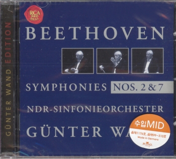 Beethoven - Symphonies Nos. 2 & 7, Gunter Wand (베토벤 : 교향곡 2 & 7번) [수입]