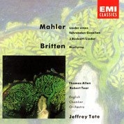 Britten: Nocturne & Mahler: Lieder Eines Fahrenden Gesellen / Robert Tear, Thomas Allen, Jeffrey Tate [수입]