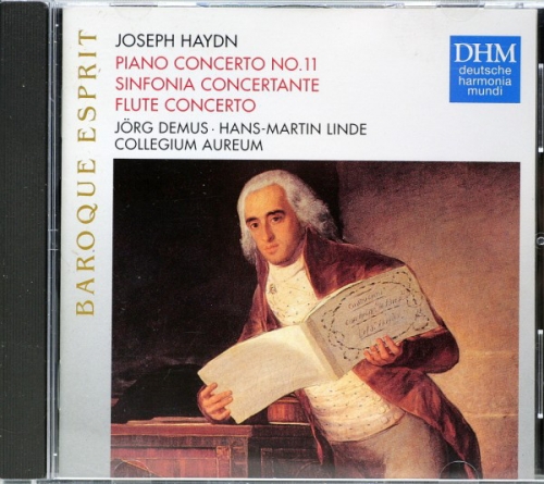 Baroque Esprit : Haydn, Hofmann - Piano Concerto No. 11 , Sinfonia Concertante , Flute Concerto / Jörg Demus, Hans-Martin Linde, Collegium Aureum [수입]