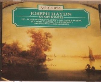 Joseph Haydn - Symphonies No.28, No.44, No.49 / The Moscow Chamber Orchestra, without conductor (케이스 손상)