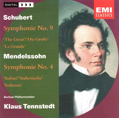 Mendelssohn - Symphony No. 4 , Schubert – Symphonie No. 9 / Klaus Tennstedt [수입]