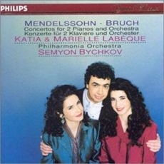 Mendelssohn, Bruch - Concertos for 2 Pianos & Orchestra / Katia & Marielle Labeque, Semyon Bychkov (멘델스존, 브루흐 - 두 대의 피아노를 위한 협주곡 / 라베크 자매)