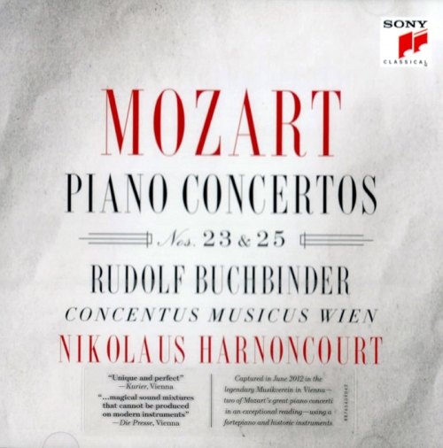 Mozart - Piano Concerto No.23, 25 / Rudolf Buchbinder, Nikolaus Harnoncourt (모차르트 - 피아노 협주곡 23, 25번 / 부흐빈더, 아르농쿠르) [수입]