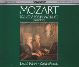 Mozart - Sonatas for Piano Duet / Dezso Ranki, Zoltan Kocsis (모차르트 - 네 손을 위한 피아노 소나타 전집)