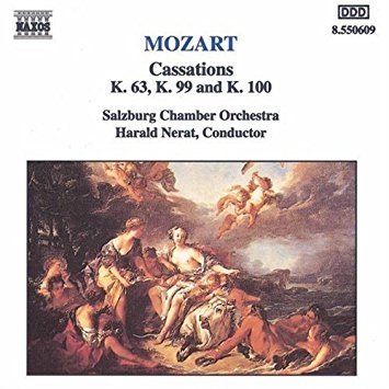 Mozart - Cassations K.63, K.99 and K.100 / Harald Nerat, Salzburg Chamber Orchestra [수입]