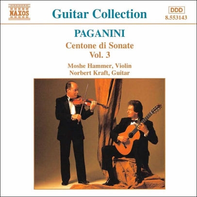Paganini - Centone Di Sonate Vol. 3 / Moshe Hammer, Norbert Kraft (파가니니 - 소나타 3집) [수입]