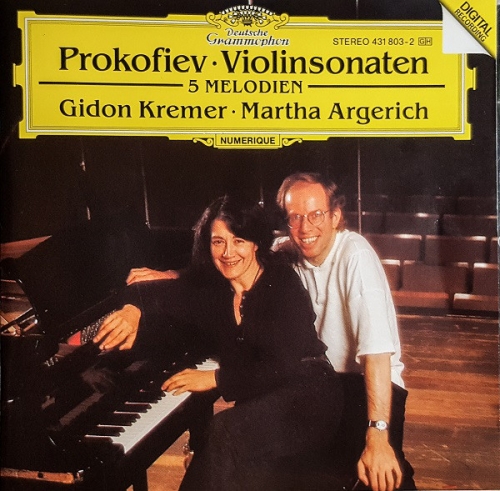 Prokofiev - Violin Sonatas, 5 Melodies / Gidon Kremer, Martha Argerich (프로코피에프 : 바이올린 소나타, 5개의 멜로디) [수입]