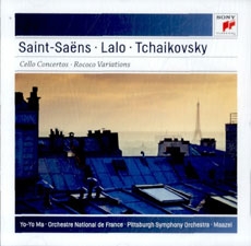 Saint-Saens - Concerto for Cello and Orchestra No.1 in A minor op.33, Lalo - Concerto for Cello and Orchestra in D minor, Tschaikovsky - Variations on a Rokoko Theme for Cello and Orchestra op.33 / Yo-Yo Ma, Lorin Maazel [수입]