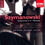 Szymanowski - Symphonies No.2-4, Harnasie, 2 Mazurkas, Concert Overture in E, Theme & Variation for solo piano, Op.3 / Jacek Kaspszyk, Jerzy Semkow, Antoni wit [2CD] [수입]