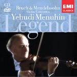 Yehudi Menuhin - Legend : Bruch & Mendelssohn & Mozart Violin Concertos [Violin] [CD+DVD]