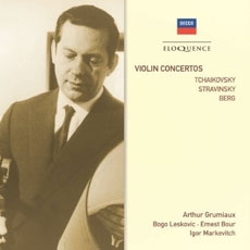Stravinsky, Berg, Tchaikovsky - Violin Concertos / Arthur Grumiaux, Bogo Leskovic, Ernest Bour, Igor Markevitch (스트라빈스키, 베르크 & 차이콥스키 - 바이올린 협주) [수입] [Violin]