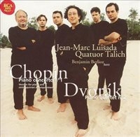 Chopin - Piano Concerto No.1(Version for piano and string quintet accompaniment), Dvorak - Piano Quintet No.2 / Jean-Marc Luisada Quatuor Talich [수입]