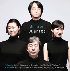 Unison Quartet - Haydn : String Quartet No. 62 'Kaiser' & Dvorak : String Quartet No. 126 'American' (유니슨 사중주단 - 하이든 : 현악 4중주 3번 '황제' & 드보르작 : 현악 4중주 12번) [실내악]