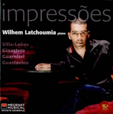Wilhem Latchoumia - Impressoes: Villa-Lobos, Ginastera, Guastavino, Mozart Guarnieri [수입] [Piano]
