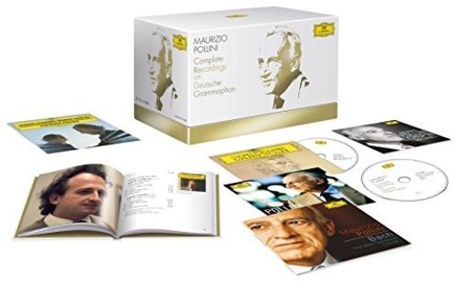 Maurizio Pollini - Complete Recordings on Deutsche Grammophon: Chopin, Mozart, J.S. Bach, Beethoven, Schumann, Debussy, Brahms, Boulez / Abbado  (폴리니 DG전집) [오리지널 커버 55CD + 3DVD 한정반] [수입]