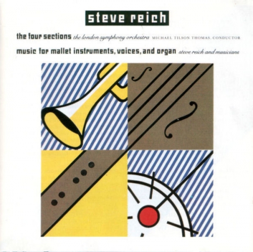 Steve Reich ‎– The Four Sections / Music For Mallet Instruments, Voices And Organ [현대음악]