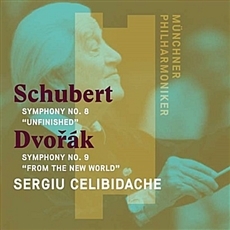 Schubert - Symphony No. 8 in B Minor & Dvorak - Symphony No. 9 / Sergiu Celibidache (슈베르트 - 교향곡 8번 '미완성' & 드보르작 : 교향곡 9번 '신세계로부터') [디지팩] [수입]