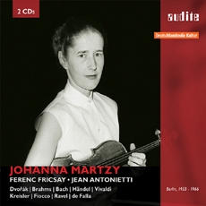 Johanna Martzy - Portrait / Johanna Martzy (요한나 마르치 포트레이트, 1953-1966 베를린 녹음. 드보르작 협주곡 최초 공개) [2CD] [수입] [Violin]