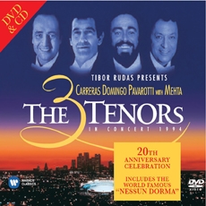 The 3 Tenors in Concert 1994 : Carreras, Domingo, Pavarotti  / Zubin Mehta(1994 3테너 콘서트) [CD+DVD] [수입]