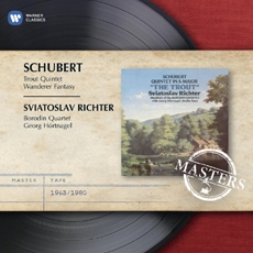 Schubert - Trout Quintet & Wanderer Fantasy / Sviatoslav Richter, Borodin Quartet, Georg Hortnagel (슈베르트 - 송어 오중주, 방랑자 환상곡) [수입]