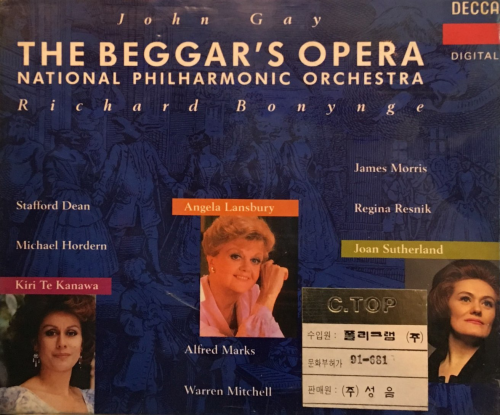 The Beggar's Opera / Kiri Te Kanawa, Angela Lansbury, Joan Sutherland, John Gay, Richard Bonynge, National Philharmonic Orchestra [수입]