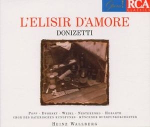 Donizetti - L'Elisir D'Amore / Lucia Popp, Peter Dvorsky, Bernd Weikl, Evgeny Nesterenko, Elfi Hobarth, Niels Hoirup [2CD] [수입] [Opera]