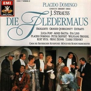 J. Strauss II - Die Fledermaus (Querschnitt) / Domingo [수입] [Opera]