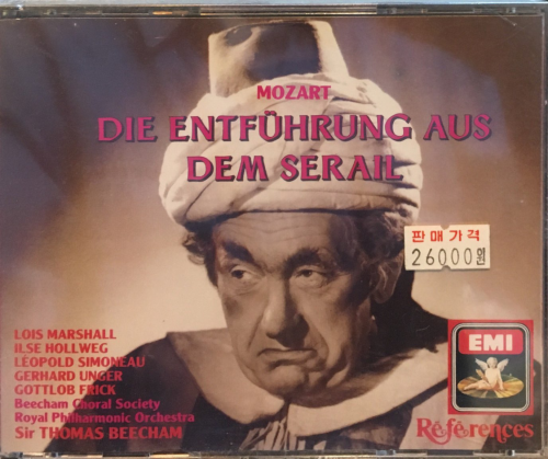 Mozart - Die Entfruhrung Aus Dem Serail / Thomas Beecham Bart [수입] [오페라] (포장지 손상)