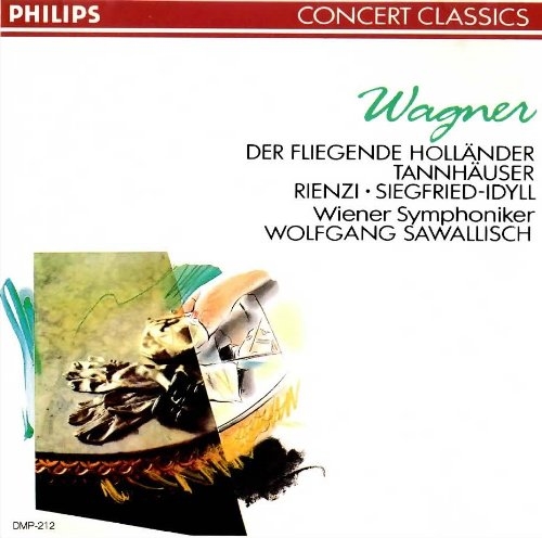 Wagner - Der Fliegende Hollander, Tannhauser, Rienzi, Siegfried-Idyll / Wiener Symphoniker, Wolfgang Sawallisch [일본수입]