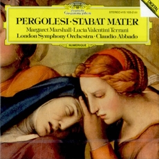 Pergolesi - Stabat Mater / Margaret Marshall, Lucia Valentini Terrani, London Symphony Orchestra, Claudio Abbado (페르골레지 - 스타바트 마테르) [수입] [Opera]