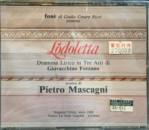 Pietro Mascagni - Lodoletta / Giovaccino Forzano [수입] [Opera]