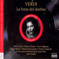 Verdi - La Forza Del Destino / Maria Callas, Richard Tucker, Carlo Tagliabue, elena Nicolai, Nicola Rossi-Lemeni, Renato Capecchi, Chorus and Orchestra of La Scala, Milan Tullio Serafin (베르디 : 운명의 힘, 1954년 녹음) [수입] [여자성악가]
