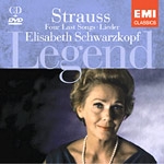 Legend : Elisabeth Schwarzkopf - Strauss Four Last Songs [CD+DVD] [여자성악가]