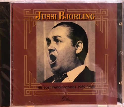 Jussi BJorling - His Last Performances 1959-1960 : Adam, Beethoven, Sileblius, Grieg, Handel, Bizet, Puccini, Gounod, Verdi, Wagner, Wennerberg [남자성악가] (포장지 손상)