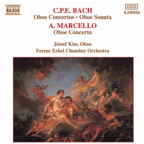 C.P.E. Bach - Oboe Concertos, Oboe Sonata & A. Marcello - Oboe Concerto / Jozsef Kiss, Ferenc Erkel Chamber Orchestra [수입] [Naxos]