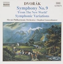 Dvorak - Symphony No.9 "From the New World" / Slavak Philharmonic Orchestra, Stephen Gunzenhauser [수입] [Naxos]