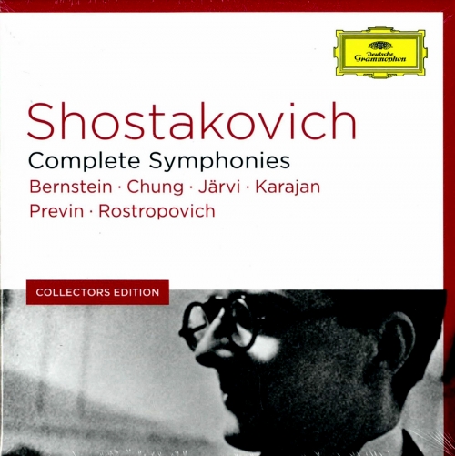쇼스타코비치 - 교향곡 전곡집 (Shostakovich: Complete Symphonies) : Leonard Bernstein/정명훈/Herbert von Karajan (번스타인, 정명훈, 카라얀) [12CD]