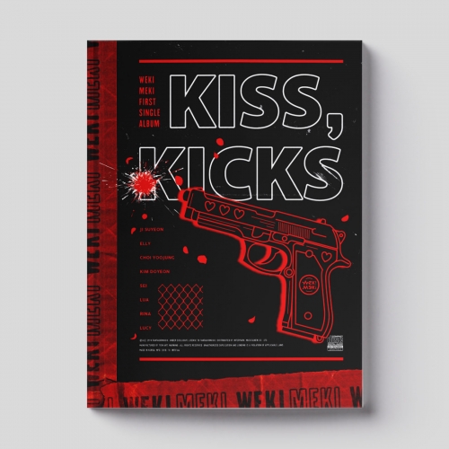 위키미키 (Weki Meki) - Kiss, Kicks [Kicks ver.] <포스터> Crush True valentine Dear