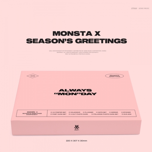 몬스타엑스 (MONSTA X) 2019 시즌 그리팅